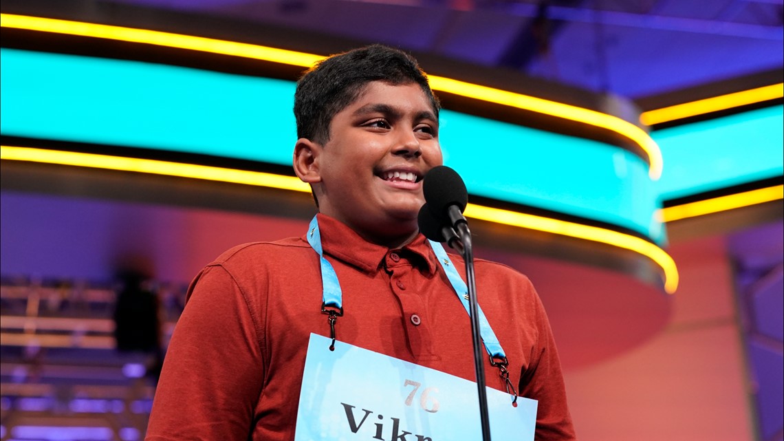 Placeholder: Vikram at the spelling bee